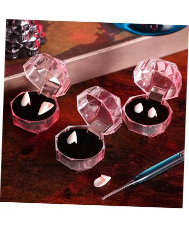 Ibasenice Halloween Accessories - 18 Artificial Dentures Cosplay Tools for Vampires | Safe & Realistic Fake Teeth Decorations - Buy Online on GoSupps.com
