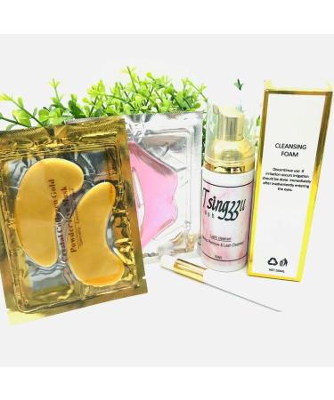 Tsingzzu Lash Shampoo 50ml with Brush - Gentle Eyelash Extension Remover & Tea Plant Cleanser - Buy Online on GoSupps.com