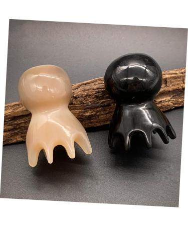 Foytoki Octopus Massage Comb | Handmade Antistatic Hair Comb | Portable Head Massager - Buy Online on GoSupps.com
