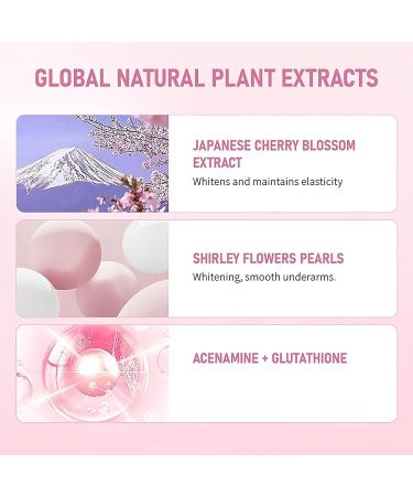 EXQST Whitening Lightening Cream Cherry Blossom Pearl Lightening Capsules Intimate Area Lightening Cream for All Skin Types - Buy Online on GoSupps.com