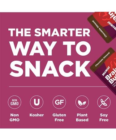 Brainiac Omega-3 Chocolate Almond Butter Pouches - 20 Count, 1.15 oz. Each - Protein & Choline Rich Healthy Snacks for Kids and Adults - Buy Online on GoSupps.com