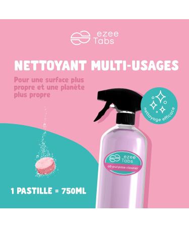 EzeeTabs All Purpose Cleaner Set - Cleaning Tablets for Microplastic-free Biodegradable & Vegan Cleaning Product - 2 x Cleaner for All Surfaces - Buy Online on GoSupps.com