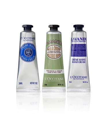 L'Occitane Hand Cream Classics 3-Piece Set - Moisturizing Hand Cream Trio - Buy Online on GoSupps.com