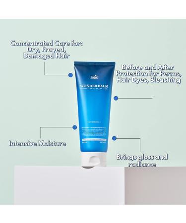 La'dor Wonder Balm 200ml - Intense Hair Moisturizer for Curls | Nourishing After-Shampoo Treatment - Buy Online on GoSupps.com