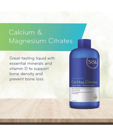 Cal Mag Citrates Liquid with D3 Vanilla Vanilla 450 ml (Pack of 1) - Buy Online on GoSupps.com