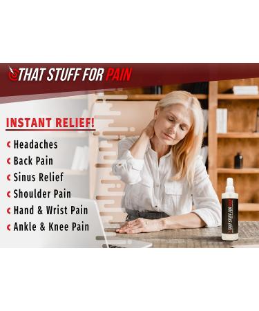 Pain Relief Spray - Natural Back, Muscle, Headache, Knee & Joint Pain Relief - 250ml - Buy Online on GoSupps.com