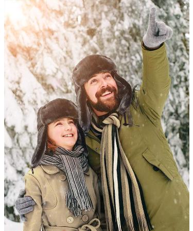 Men's and Women's Windproof Trapper Hat with Ear Flaps - Black - Buy Online on GoSupps.com