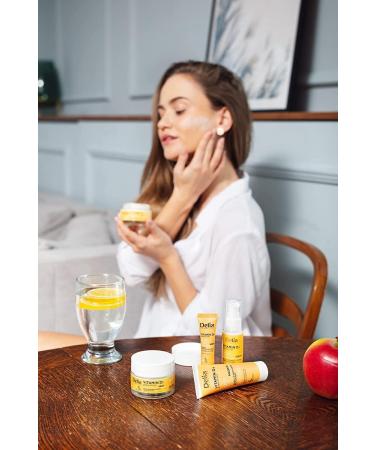 Delia Cosmetics Vitamin D3 Precursor - Anti-Wrinkle Normalising Day Cream All Skin Types - Acne Skin - Hydrating Firming Reducing Sebum Co-Enzyme Q10 Niacinamide Tumeric Hemp Oil 50ml - Buy Online on GoSupps.com