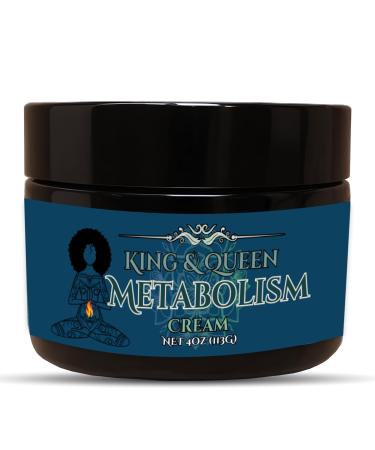 Metabolism Balance Cream Everyday Energy & Wellness Support | Berberine Alpha Lipoic Acid Cinnamon Chromium Magnesium | Metabolism 4 oz King & Queen Wellness