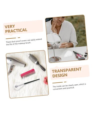 10pcs Makeup Brush Protector - Portable Lipstick Brush Covers for Kids & Travel - Durable Bubble Plastic Storage - Buy Online on GoSupps.com