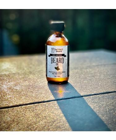 Taconic Shave Premium Huile barbe enti rement naturelle - Bouteille de 2 onces - Bay Rum - Buy Online on GoSupps.com