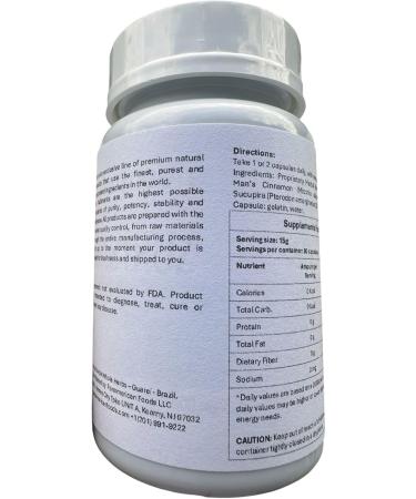 STATUS VERDE Old Man's Cinnamon with Sucupira 500 Mg (60 Capsules) - Blend Herbal Supplement - Buy Online on GoSupps.com