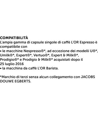  L'OR L'OR Espresso Rose Gold Coffee Intensity 7 - Nespresso - Compatible aluminum coffee capsules - 10 packs of 10 capsules (100 drinks) - Buy Online on GoSupps.com