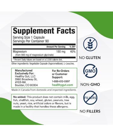 Healthy Gut Magnesium HP 90 Capsules and HCL Guard+ 120 Capsules - Buy Online on GoSupps.com