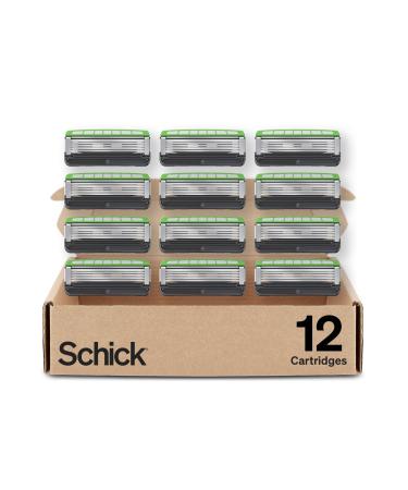 Schick Hydro Slim Head Sensitive Refills — Schick Razor Refills for Men, Men’s Razor Refills, 12 Count 12 Refills