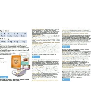 Applaws Kitten Dry Food with Chicken - Grain-Free Complete Nutrition for Cats 1-14 Months (2kg Pack) - Buy Online on GoSupps.com