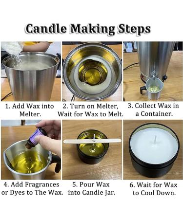 DOZPAL 16L Electric Candle Wax Melting Pot with Digital Temp Control & Wax Drain Valve - Ideal for Commercial & Private Candle Making - Buy Online on GoSupps.com