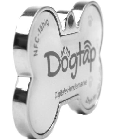 DogTap Solid Digital Dog Tag - NFC Chip QR Code Waterproof & Durable | Perfect Pet Contact Info | International Shipping Available - Buy Online on GoSupps.com