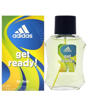 Adidas Fragrance Get Ready for Him Colognes 1.7 Fluid Ounce 1.7 Fl Oz (Pack of 1) For Him