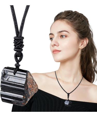 Chakra Pendant with Chain - Natural Stone Necklace to Soothe Emotions - Energy Cleanser for Home Shopping Traveling Dating Gathering Working Buogint - Buy Online on GoSupps.com