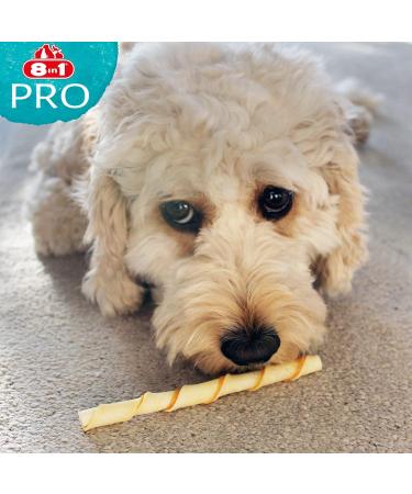 8in1 Pro Dental Twisted Sticks for Dogs - Healthy Chewing Dental Care 10 Pack - Buy Online on GoSupps.com