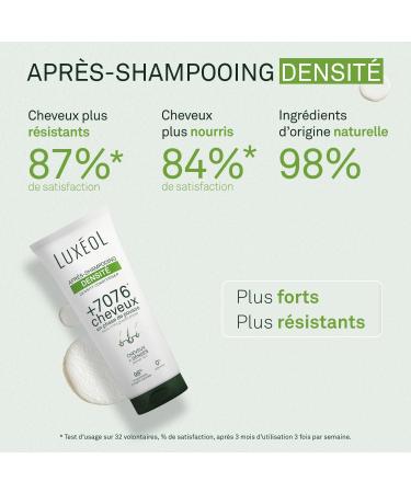 LUXEOL - Routine Densit Compl te - Augmente La Densit Capillaire - Shampooing + Apr s-Shampooing + S rum + Masque Capillaire - Cliniquement Prouv s* - Fabriqu En France - Buy Online on GoSupps.com
