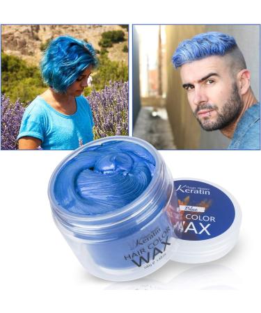 Magic Master Keratin Hair Color Wax - Temporary Dye Mud for Men and Women - Blue - Buy Online on GoSupps.com