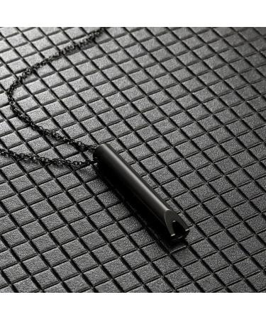 Stainless Steel Anxiety Breathing Necklace Stress Relief Meditation Necklaces Yoga Ritual Quit Smoking Anxiety Relief Jewelry - Buy Online on GoSupps.com