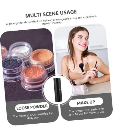 Ipetboom Powder Brush Portable Makeup Brush Short Press on Nails Blush Brush with Cover Blusher Cosmetic Brush Makeup Beauty Brush Makeup Blush Brush Stereotypes Makeup Set Miss Metal Tube - Buy Online on GoSupps.com