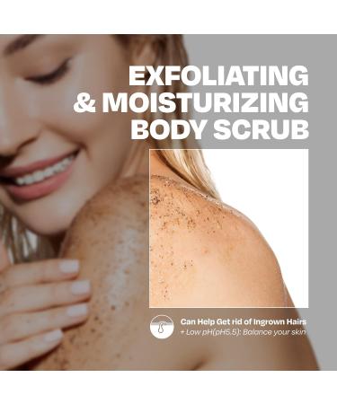 Buy SalTherapy Salty Honey Body Scrub - Korean Solar Salt Exfoliator for Sensitive Skin | Gentle Body Polish for Women & Men | Revitalizing Honey Lemon Scent - 10.58oz - Buy Online on GoSupps.com