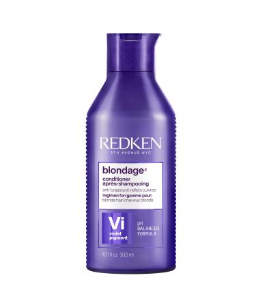 Redken Color Extend Blondage Color Depositing Purple Conditioner | Hair Toner For Blonde Hair | Neutralizes Brass & Moisturizes Hair | With Pure Violet Pigments 10.1 Fl Oz (Pack of 1)