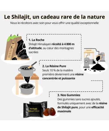Inno Health Shilajit Gummies Shilajit Pure d'Himalaya 60 gommes naturelles Compl ment alimentaire premium avec 85+ min raux acides fulvique & humique - Buy Online on GoSupps.com