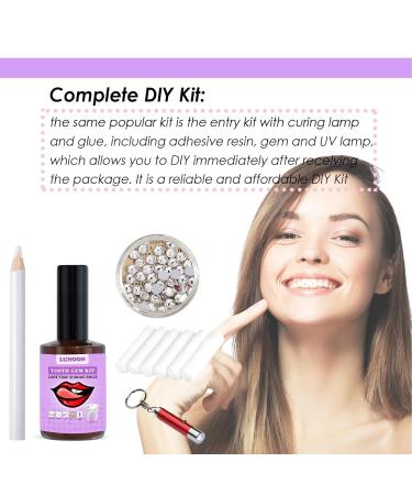 Toothed Stones DIY Teeth Gemstones Kit - Glittering Tooth Decoration Jewelry | Zahn-Edelstein Set for Women - Buy Online on GoSupps.com