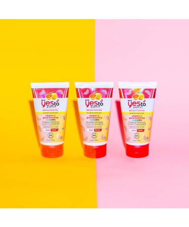 Yes To Grapefruit Vitamin C Glow-Boosting Unicorn Clay Cleanser - Brightening & Refreshing Skincare | International Shipping - Buy Online on GoSupps.com