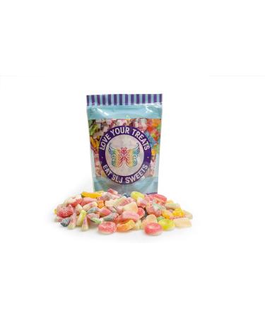 1kg Vegan Sour & Fizzy Sweet Assortment Pick n Mix Gift Bag - Large Bag of Sour Chewy Gummy Candy Jelly Treats - Halal & Vegetarian friendly - Buy Online on GoSupps.com