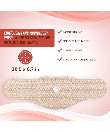 5 All Natural Moisturizing Body Applicator Wraps - Anti-Cellulite Firming Tummy Wrap Solution - Buy Online on GoSupps.com