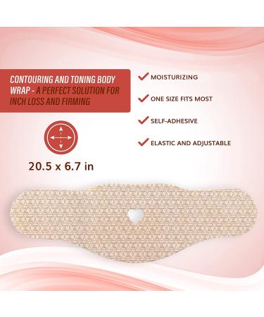 6-Pack All Natural Tummy Sculpting Body Applicator Wraps - Easy to Use Contouring Kit (20.5x6.7 Inch) - Buy Online on GoSupps.com