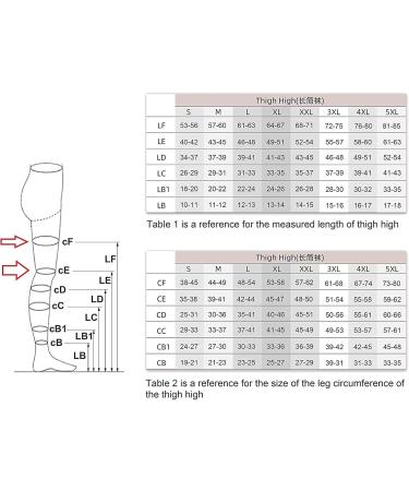 Nezih Winter Socks - Soft Compression Stockings for Varicose Veins | Thigh High 34-46 mmHg | Footless & Over the Knee | 5XL Brown | Men & Women - Buy Online on GoSupps.com