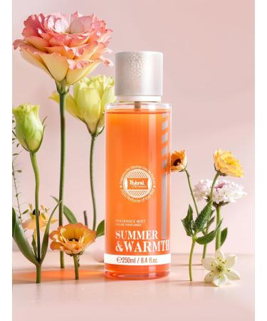 Hybrid & Company Women Summer&Warmth Body Fragrance Mist Brume Parfumee 250Ml Summer&Warmth 8.4 Fl Oz (Pack of 1) - Buy Online on GoSupps.com