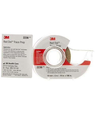3M Red Dot Trace Prep - Skin Prep Abrader Tape (Ref: 2236)