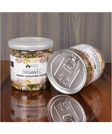 Blessfull Healing Organice Mixed Roasted Seeds 1 lb (453 Gram) Airtight Container (Packing May Vary) - Buy Online on GoSupps.com