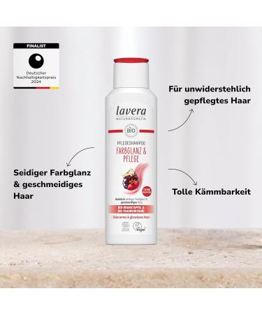  lavera lavera BioQuinoa Color-Brightening Nourishing Shampoo BioQuinoa Natural Color-Brightening Shampoo Vegan Natural Cosmetics 250 ml White - Buy Online on GoSupps.com