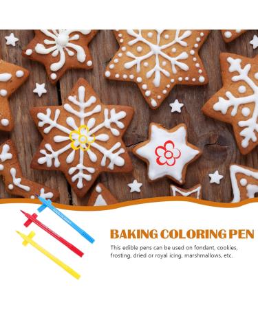 Ciieeo 3pcs Baking Pen Food Pen Food Grade Edible Markers Gummy Foods Red Pen Baking Edible Marker Plastic - Buy Online on GoSupps.com
