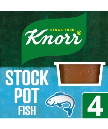 Gluten Free Stock Pot Bundle which Contains Knorr Fish Stock Pot 4x28g - Pack of 2 including Grocery List Card - Buy Online on GoSupps.com