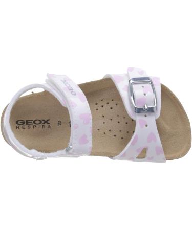 Geox Baby Girl's B Sandal Chalki | 3.5 UK Child | White Pink - Buy Now! - Buy Online on GoSupps.com