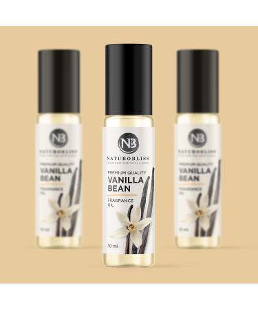 NaturoBliss Vanilla Perfume Roll-On 10ml | Premium Vanilla Fragrance Oil | Long-Lasting Vanilla Bean Scent - Buy Online on GoSupps.com