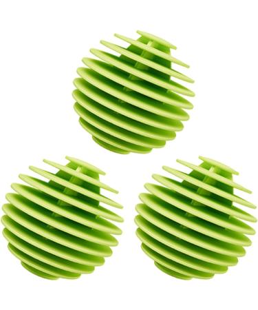 MONEY MONEY Reusable Dryer Balls - Anti-Winding Laundry Dryer Balls - Softener Ball TPR Reusable Laundry Balls Quick Drying Cleaning Soft Washing Balls Green - Buy Online on GoSupps.com