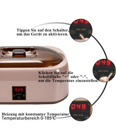 JOJOCOSMO Paraffin Bath - Versatile Wax Treatment for Hands & Feet | Includes Paraffin Wax & Advanced Hand Technology for Ultimate Hydration - Buy Online on GoSupps.com