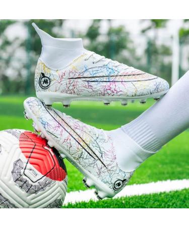 Buy HmhnSya Professional Soccer Shoes for Men & Kids - High Ankle Training Spikes Unisex Sneakers Size 44 EU - Buy Online on GoSupps.com