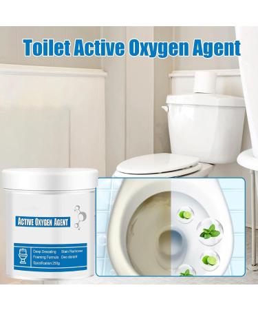 Toilet Bowl Cleaner Powder | Toilet Bowl Cleaner Powder | Active Oxygen Agent for Kitchen Toilet Pipe Dredging Shrigm 250g - Buy Online on GoSupps.com